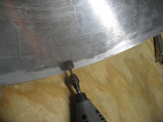 Sanding the Inner Dome