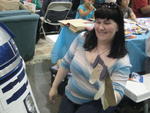 R2 meets paper Princess Leia