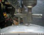 Movie of Dome First Hole Cutting
